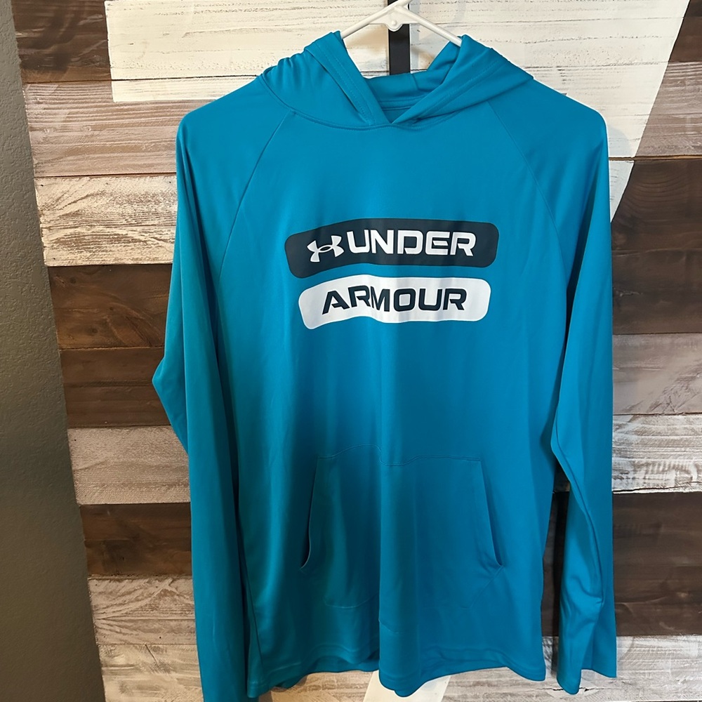 Under Armour light weight, dry fit hoodie